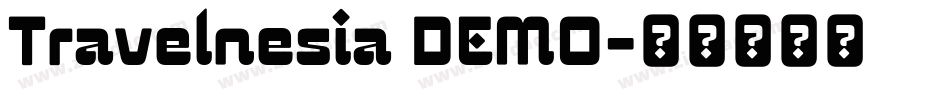 Travelnesia DEMO字体转换